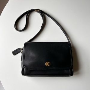 Vintage Coach Saddle Bag